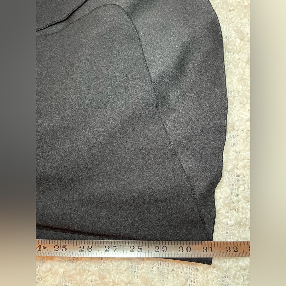 NWOT INC International Concepts-Black Wide Leg Pants with Split Hem. Size 12. - Picture 7 of 9